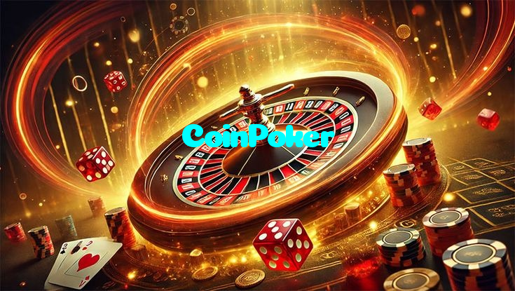 CoinPoker casino presented on mobile device in Pakistan with slots and live games